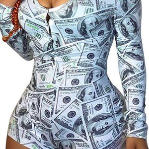 Money sign onesie